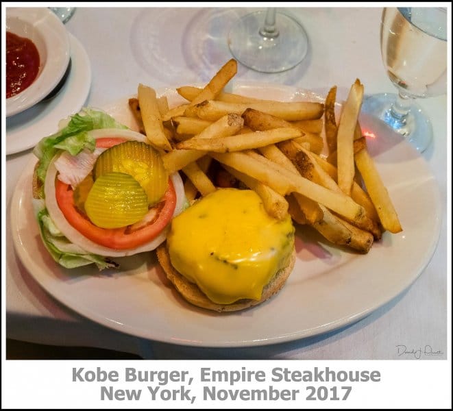 Empire Steakhouse, New York, November 2017